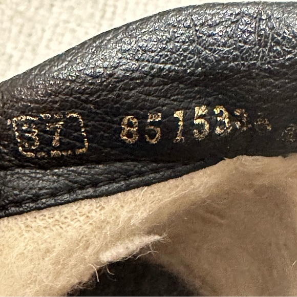 Rieker Daphne Sherpa Wool Lined Leather Ankle Zip Black Brown Booties Womens 37 - Picture 11 of 12